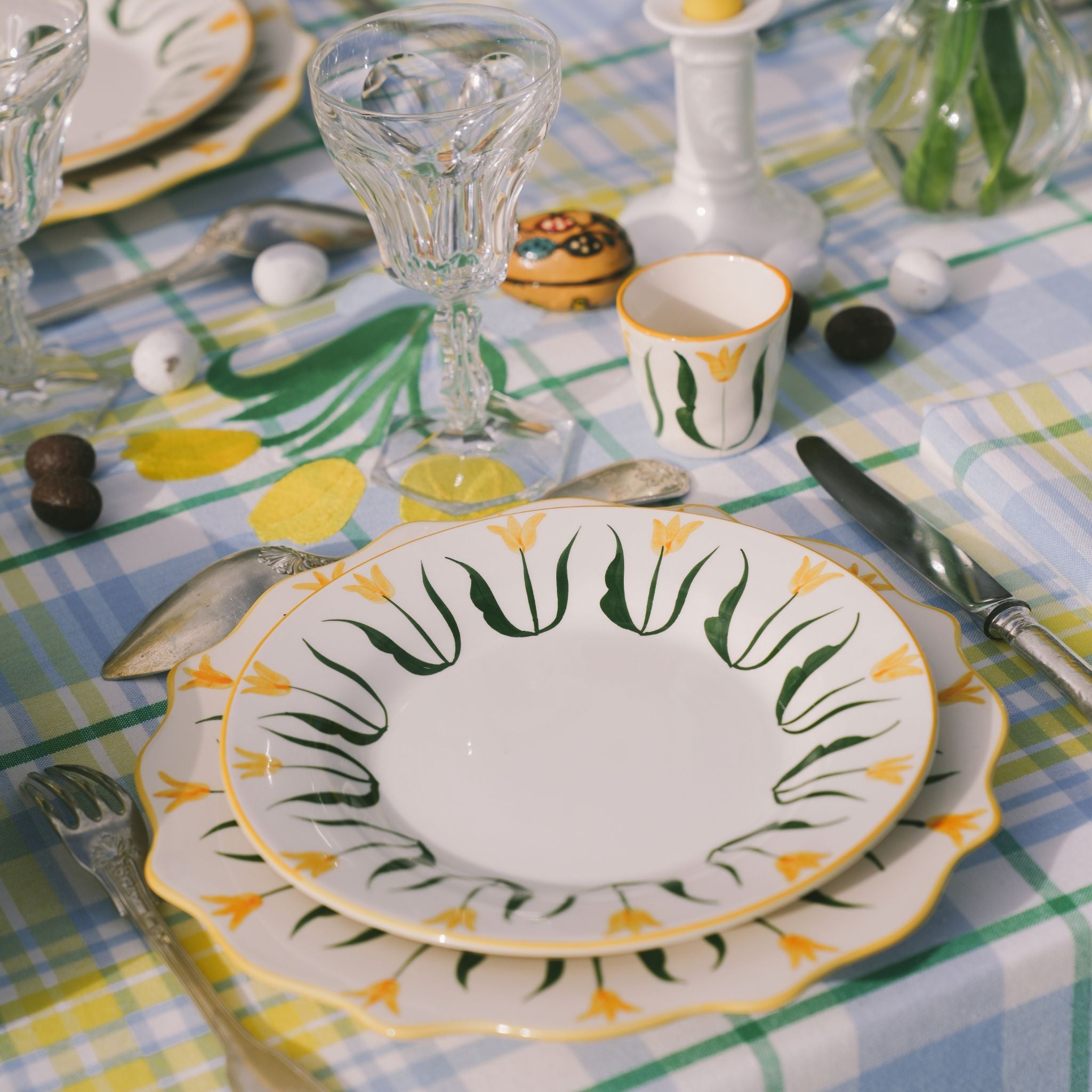 Fan Fan Dessert Plate